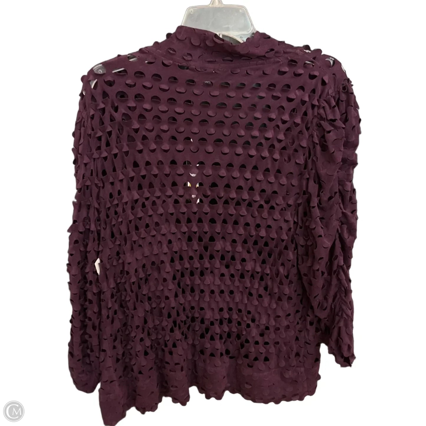 Cardigan By Clothes Mentor In Purple, Size: Xl