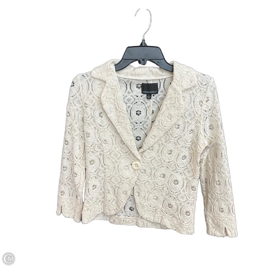 Blazer By Cynthia Rowley In Cream, Size: S