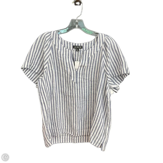 Top Short Sleeve By J. Crew In Striped Pattern, Size: S
