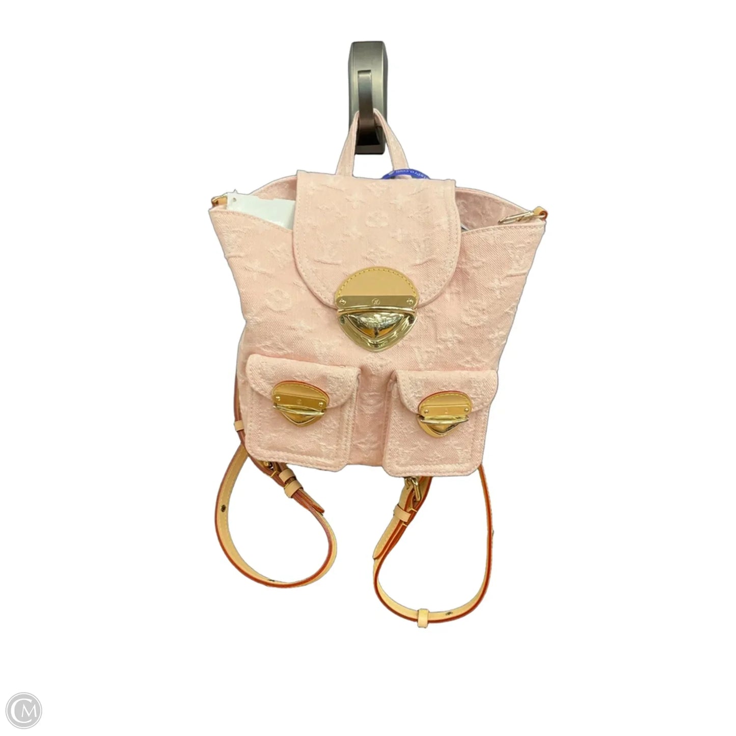 Backpack Luxury Designer By Louis Vuitton, Size: Medium