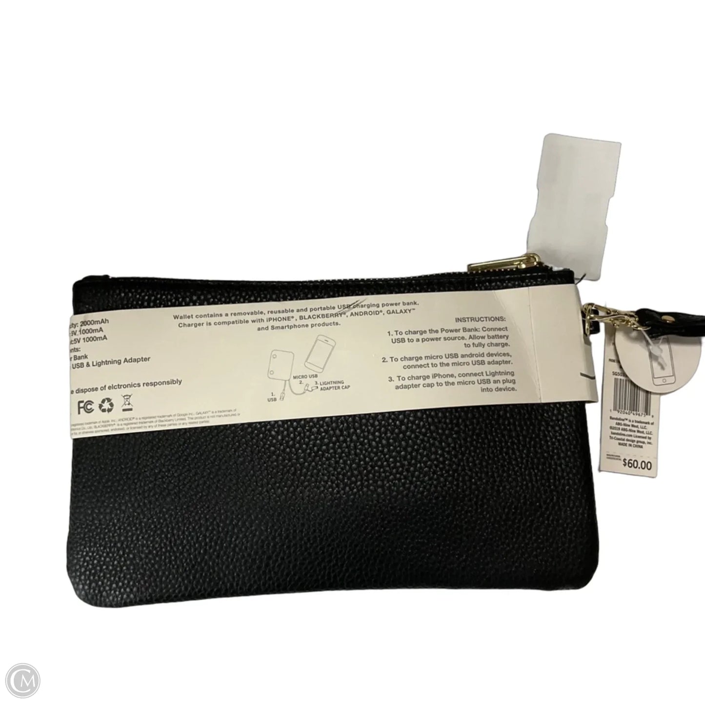 Wristlet By Bandolino, Size: Medium