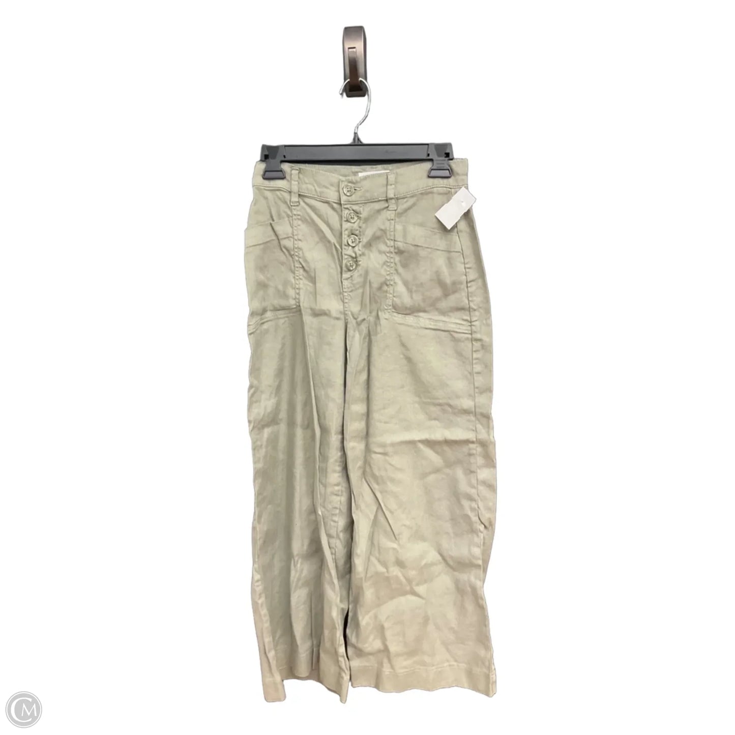 Pants Linen By Evereve In Green, Size: 2