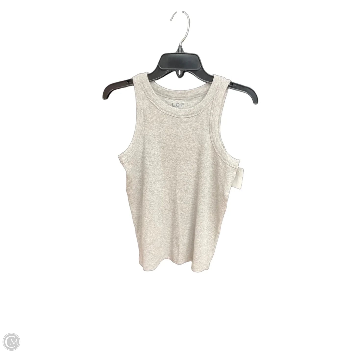 Top Sleeveless Basic By Loft In Grey, Size: L