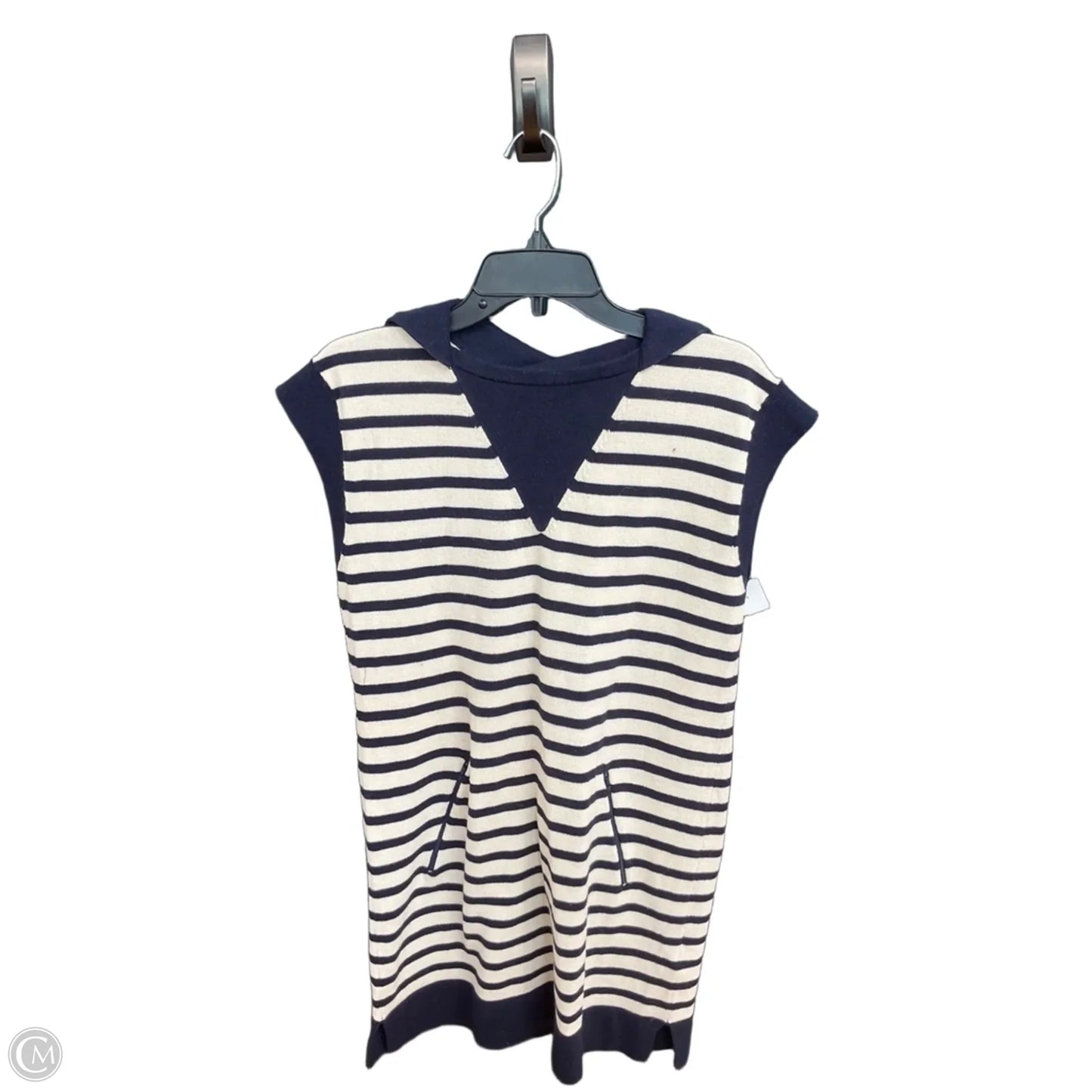 Dress Casual Midi By Current/elliott In Striped Pattern, Size: S