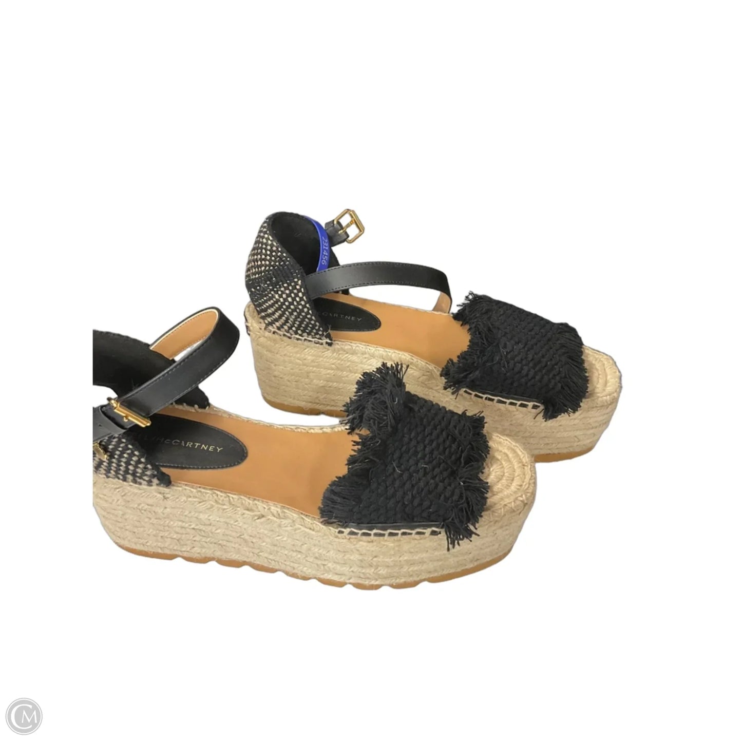 Sandals Luxury Designer By Stella Mccartney In Black, Size: 9