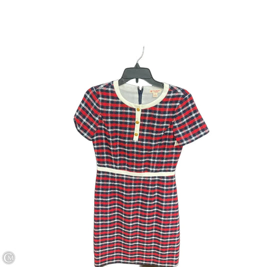 Dress Casual Midi By Brooks Brothers In Plaid Pattern, Size: 2