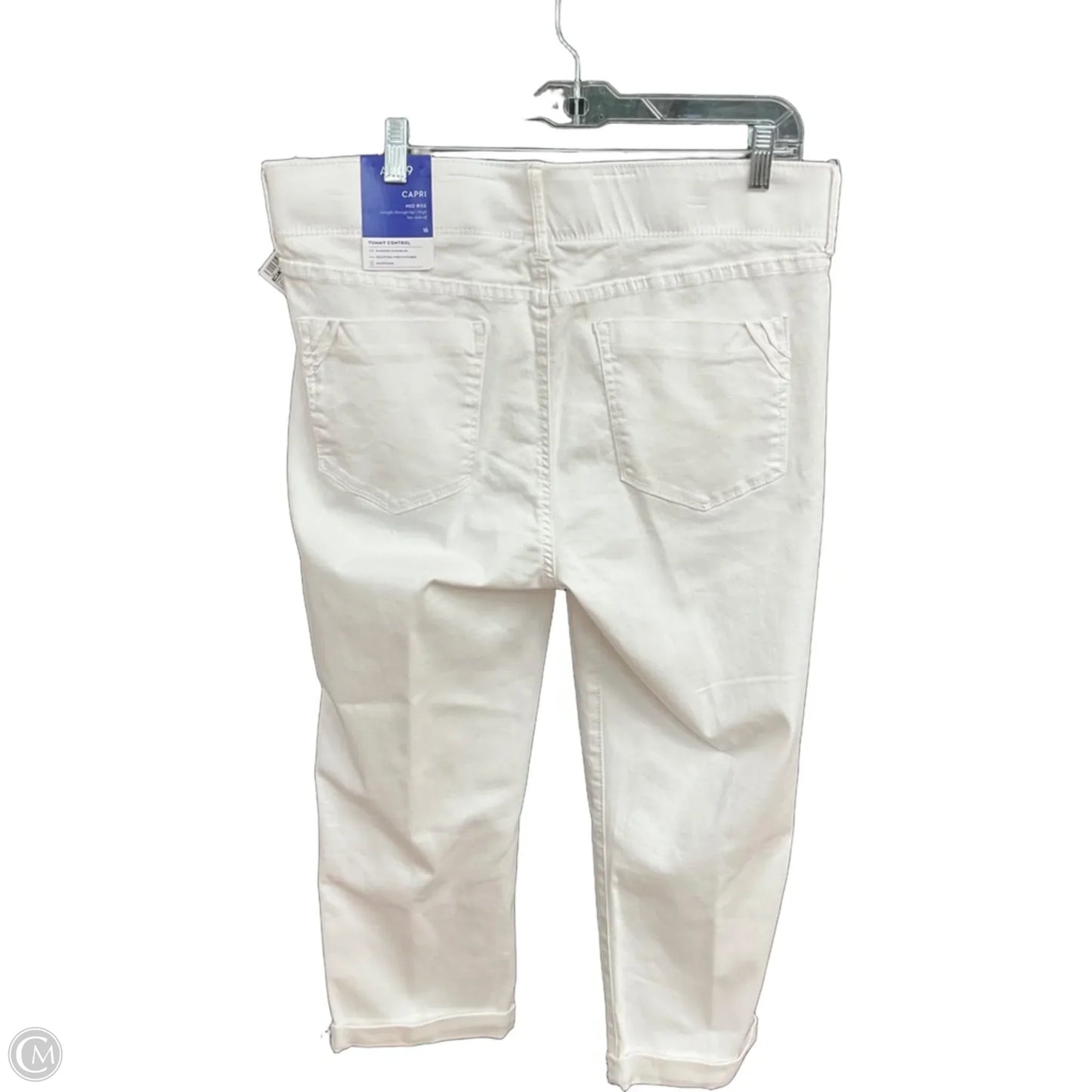 Pants Cropped By Apt 9 In White, Size: 16