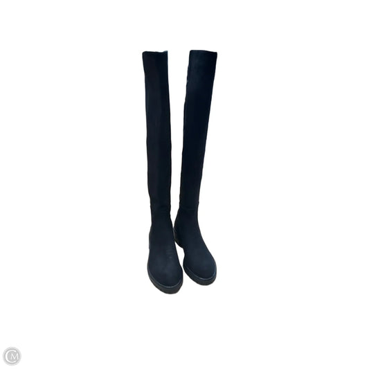 Boots Designer By Stuart Weitzman In Black, Size: 9.5