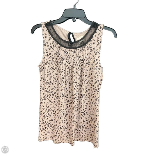 Top Sleeveless By Loft In Brown, Size: Xs