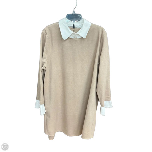 Dress Designer By Tuckernuck In Tan, Size: 3x
