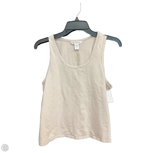 Athletic Tank Top By Athleta In Tan, Size: S