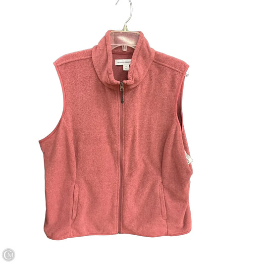 Vest Fleece By Amazon Essentials In Pink, Size: Xxl