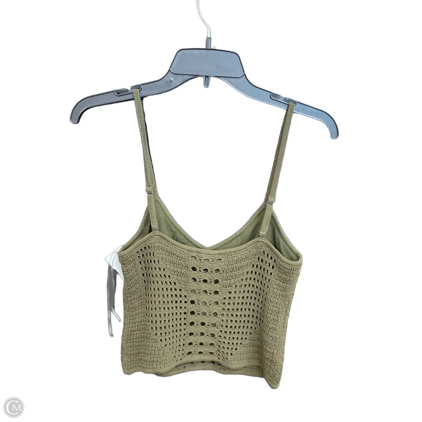 Top Sleeveless By Express In Green, Size: Xxs