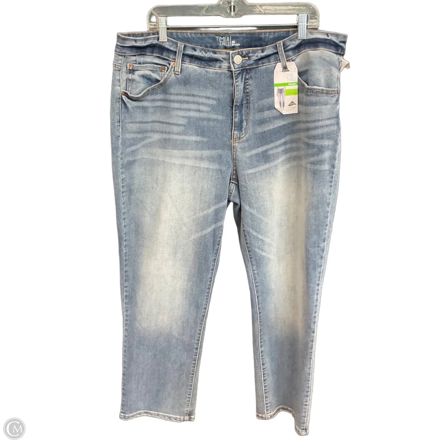 Jeans Boot Cut By Time And Tru In Blue Denim, Size: 20