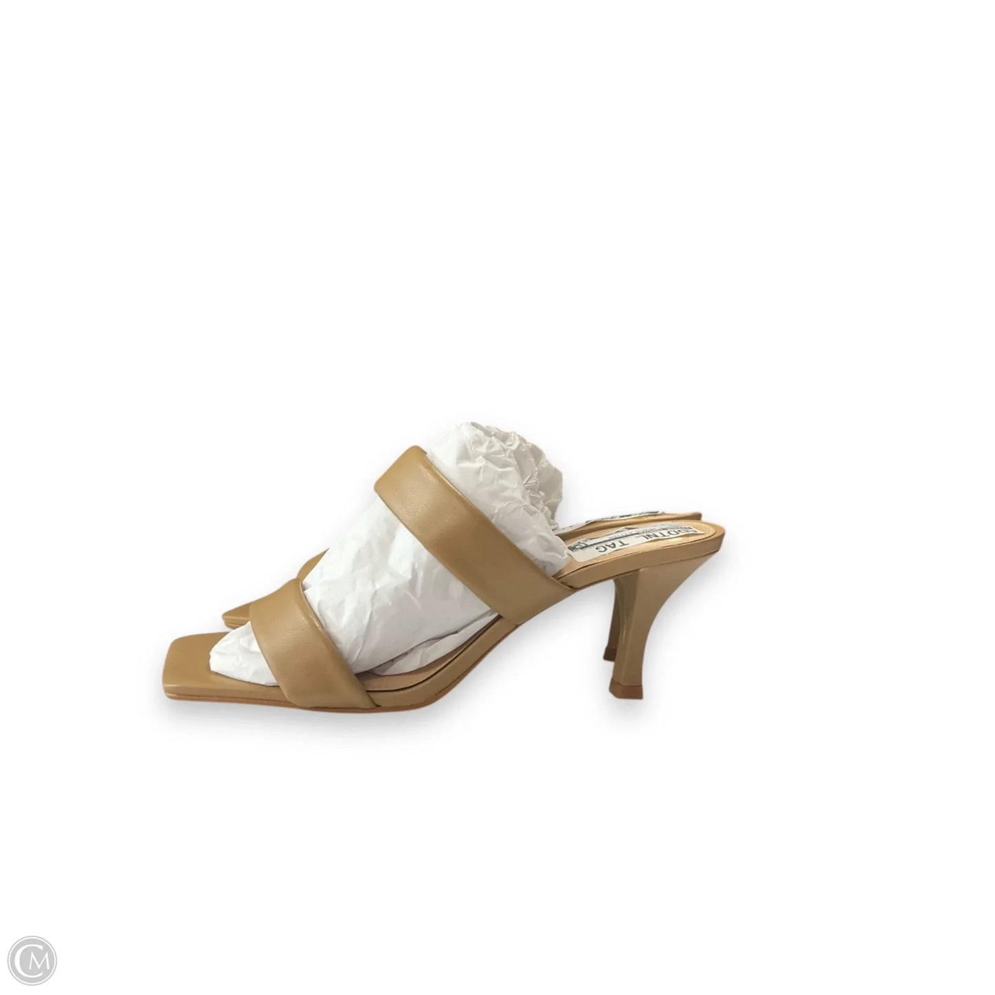 Sandals Heels Kitten By Vince Camuto In Tan, Size: 7.5