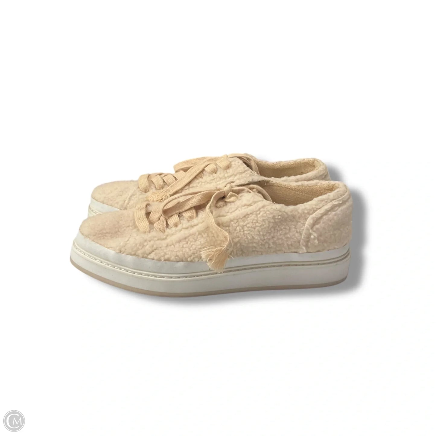 Shoes Sneakers By Zara Women In Cream, Size: 9