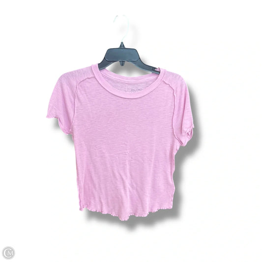 Top Short Sleeve By Pilcro In Pink, Size: S