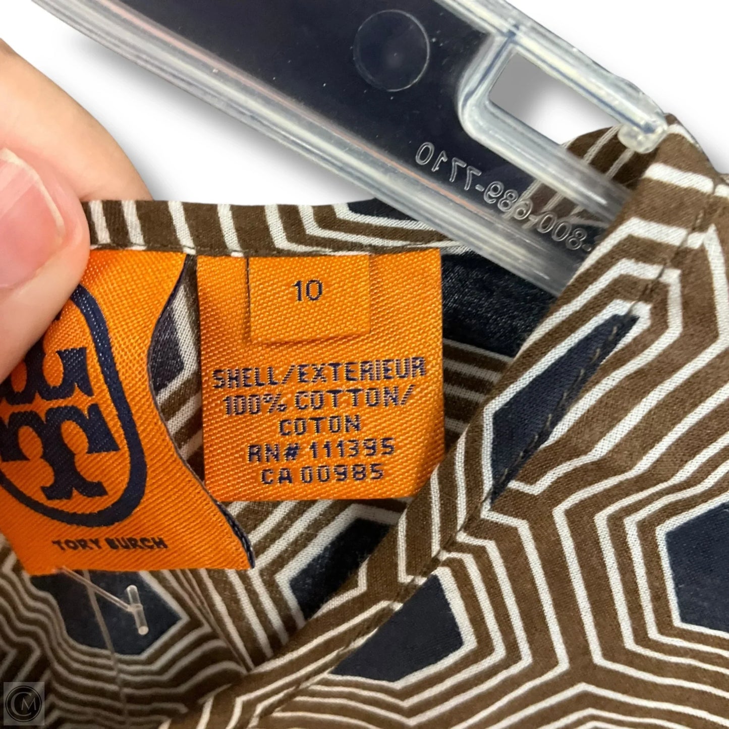 Top Sleeveless Designer By Tory Burch In Navy, Size: M