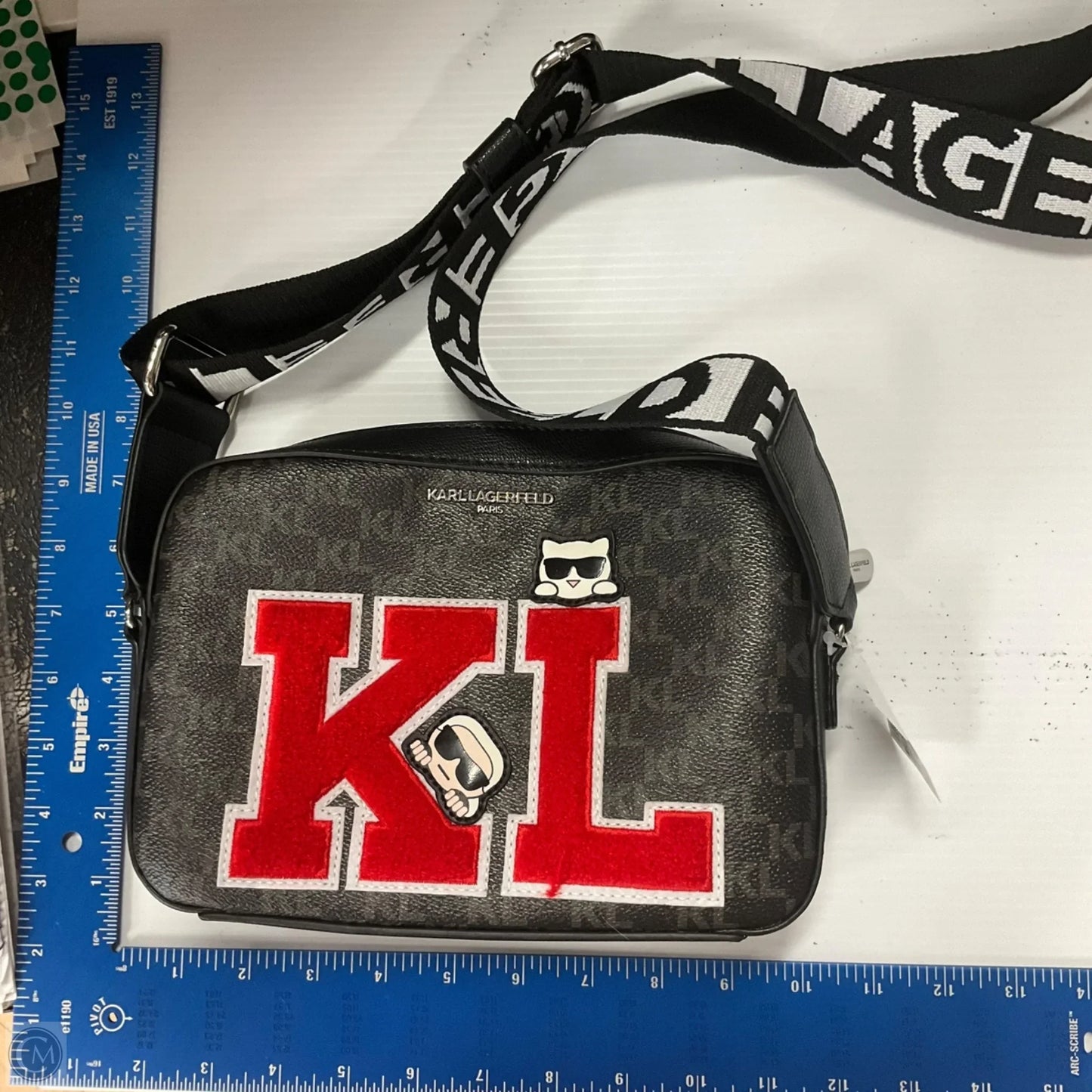 Crossbody Designer By Karl Lagerfeld, Size: Small