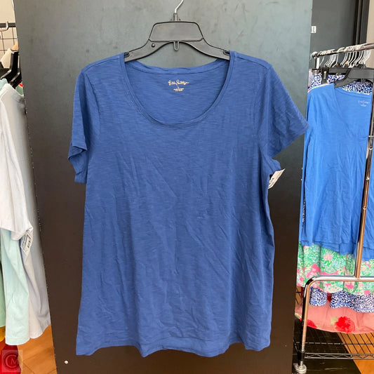 Top Sleeveless Designer By Lilly Pulitzer In Blue, Size: L