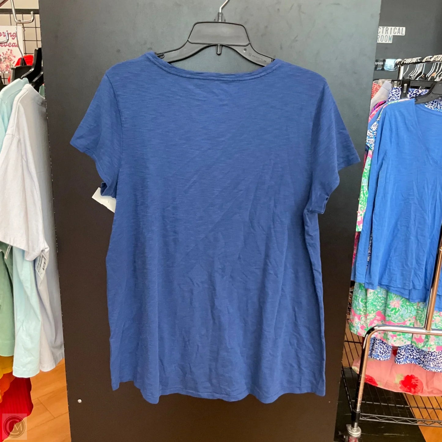 Top Sleeveless Designer By Lilly Pulitzer In Blue, Size: L