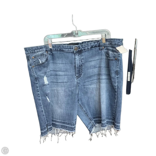 Shorts By Celebrity Pink In Blue Denim, Size: 22