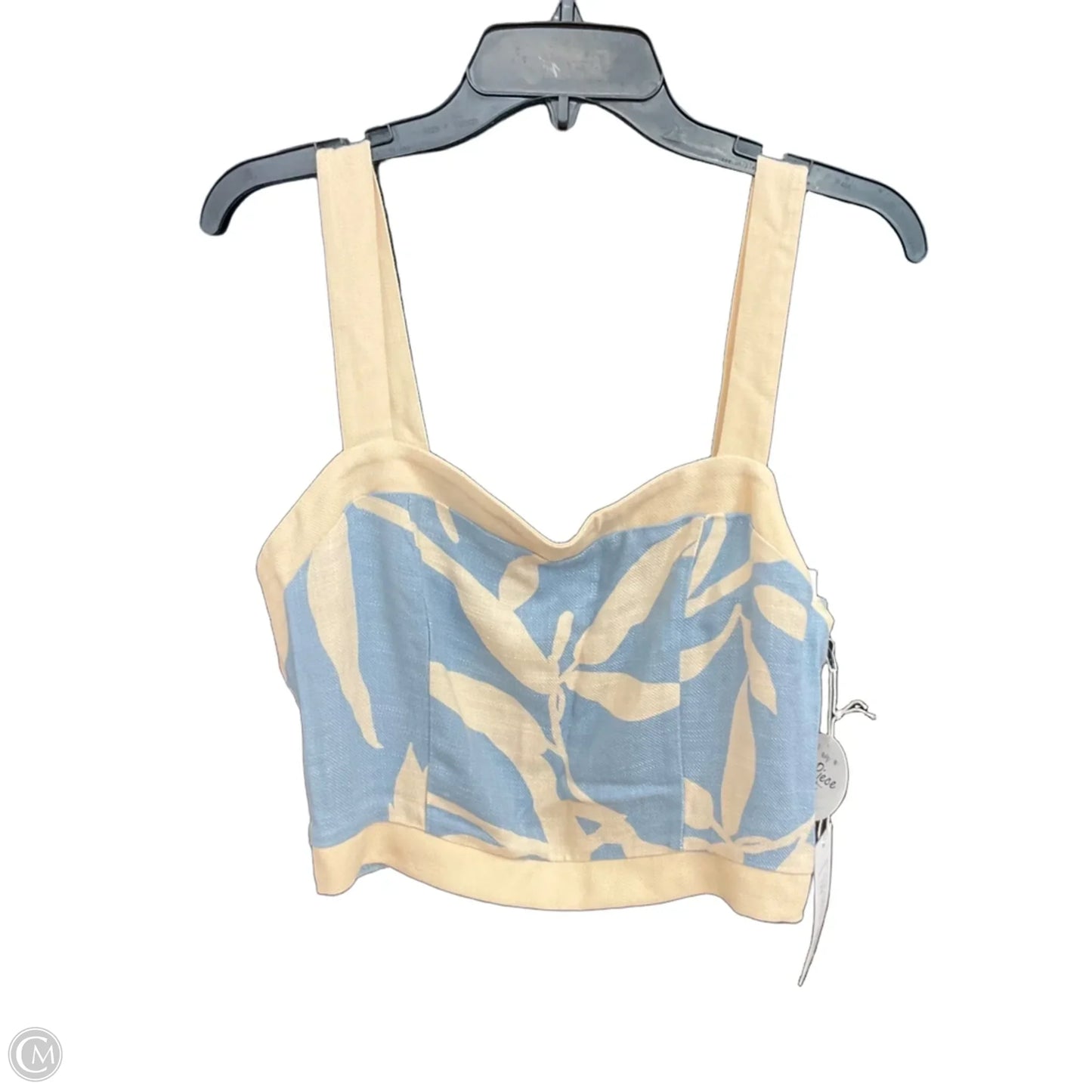 Pants Set 2pc By Sienna Sky In Cream Denim, Size: L