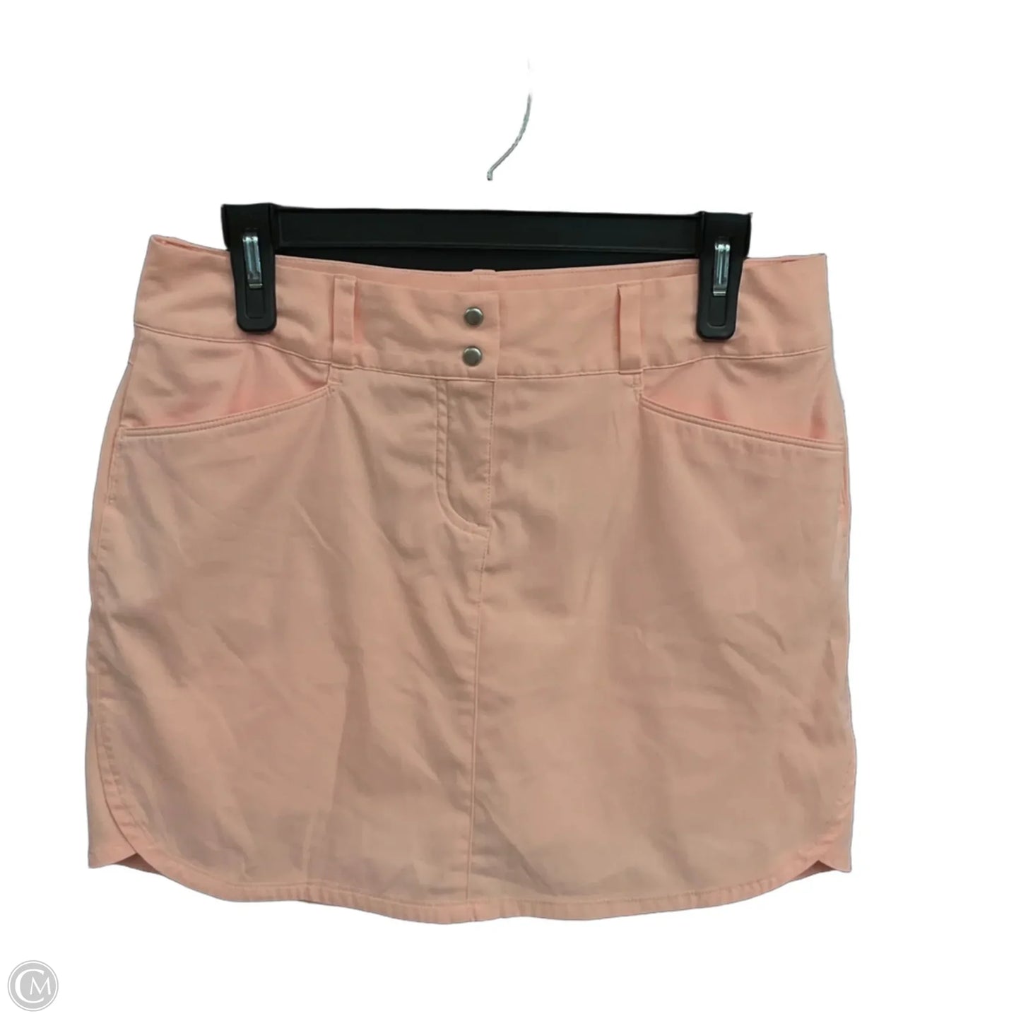 Athletic Skort By Adidas In Peach, Size: S