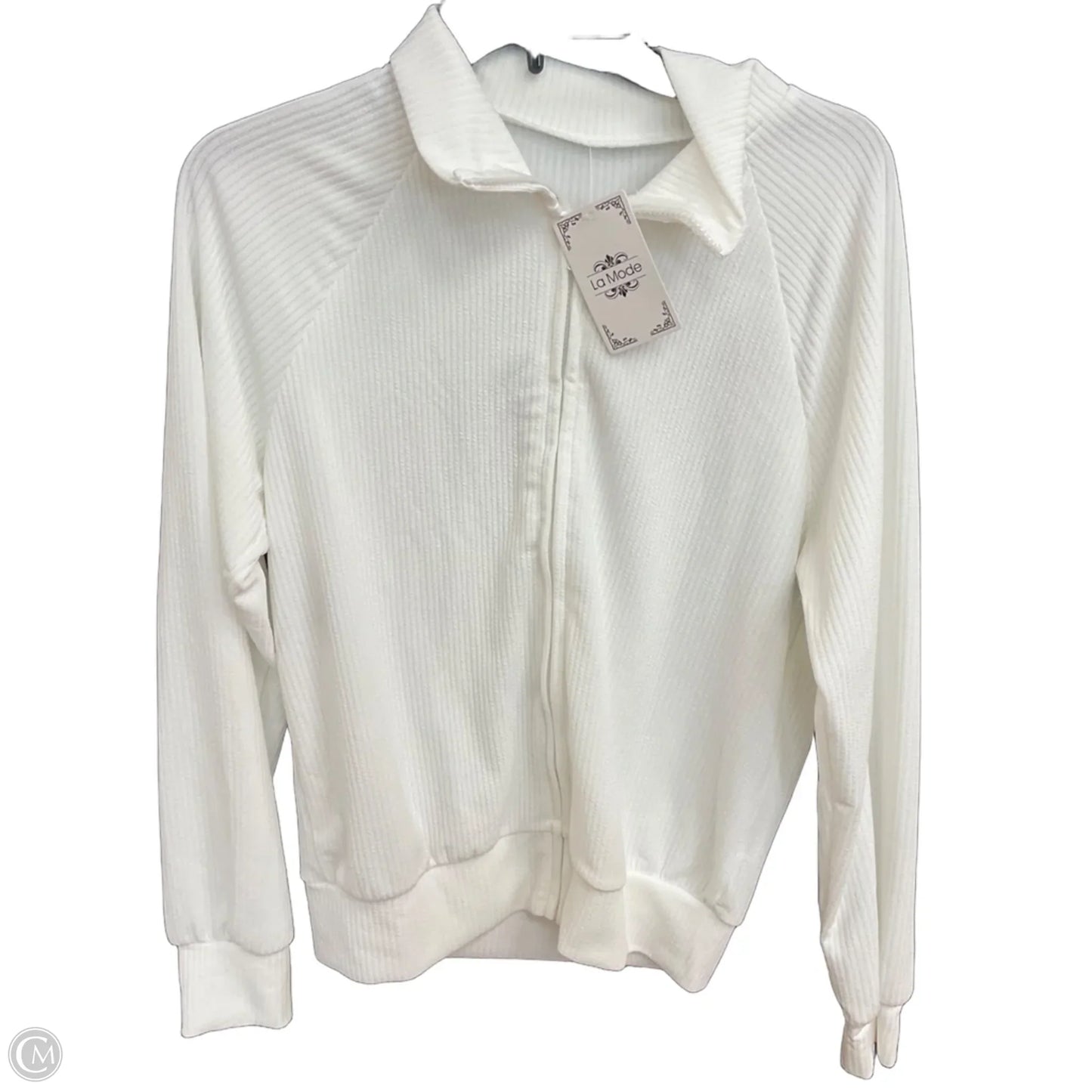 Athletic Jacket By Cmc In White, Size: S