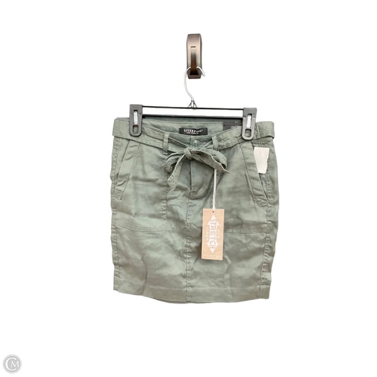 Skirt Mini & Short By Liverpool In Green, Size: 2