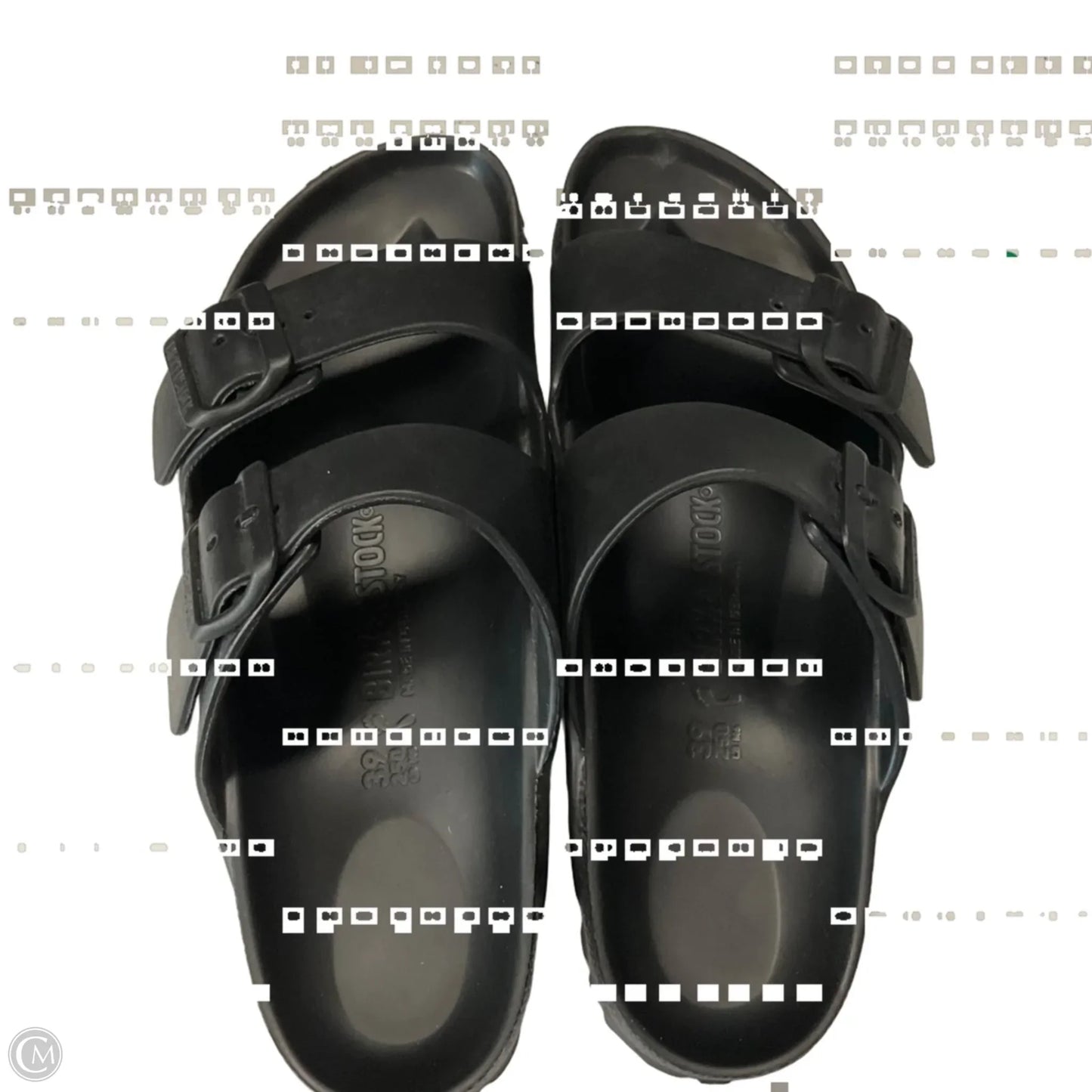 Sandals Flats By Birkenstock In Black, Size: 8.5