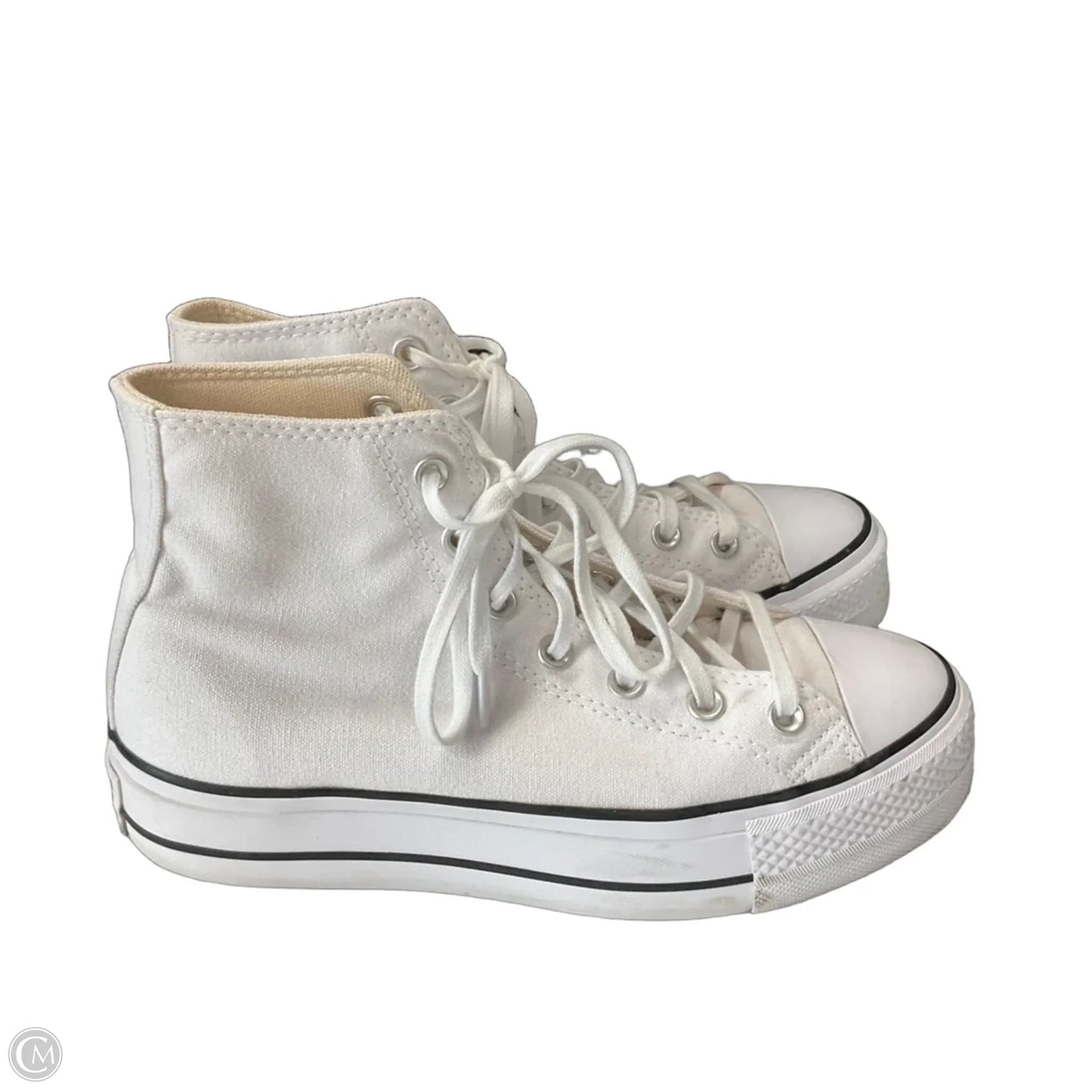 Shoes Sneakers Platform By Converse In White, Size: 8