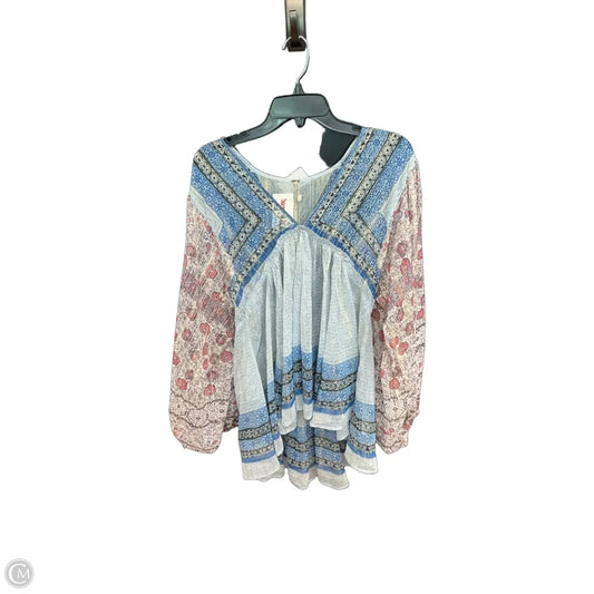 Top Long Sleeve By Free People In Multi-colored, Size: Sp
