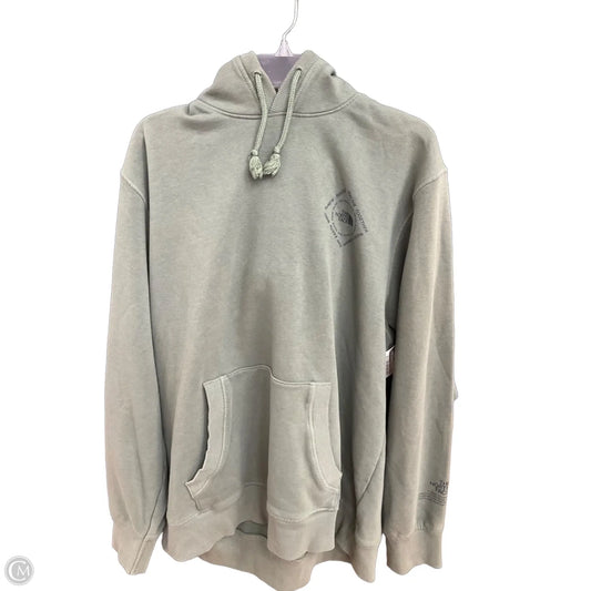 Athletic Sweatshirt Hoodie By The North Face In Green, Size: Xl