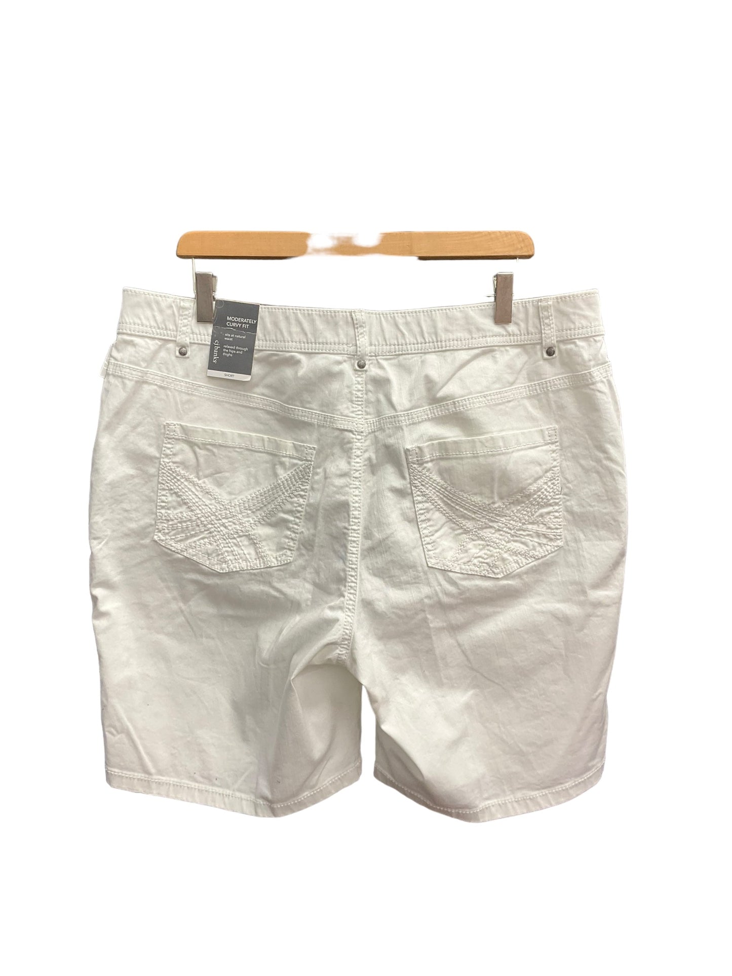 White Shorts Cj Banks, Size 18