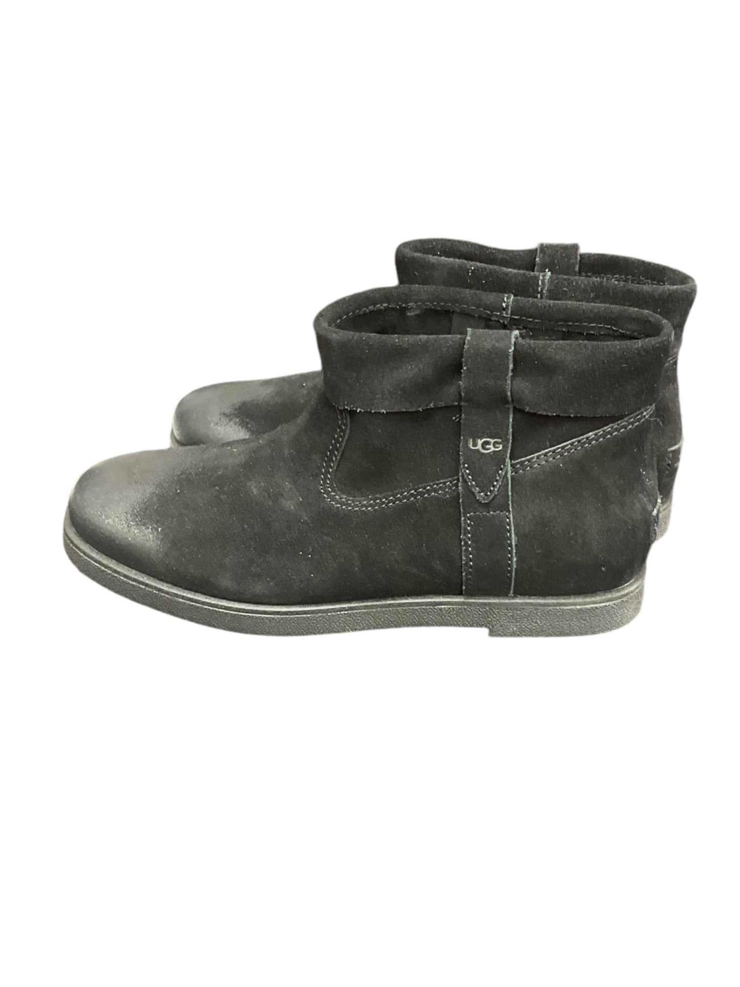 Boots Ankle Flats By Ugg In Black, Size: 7