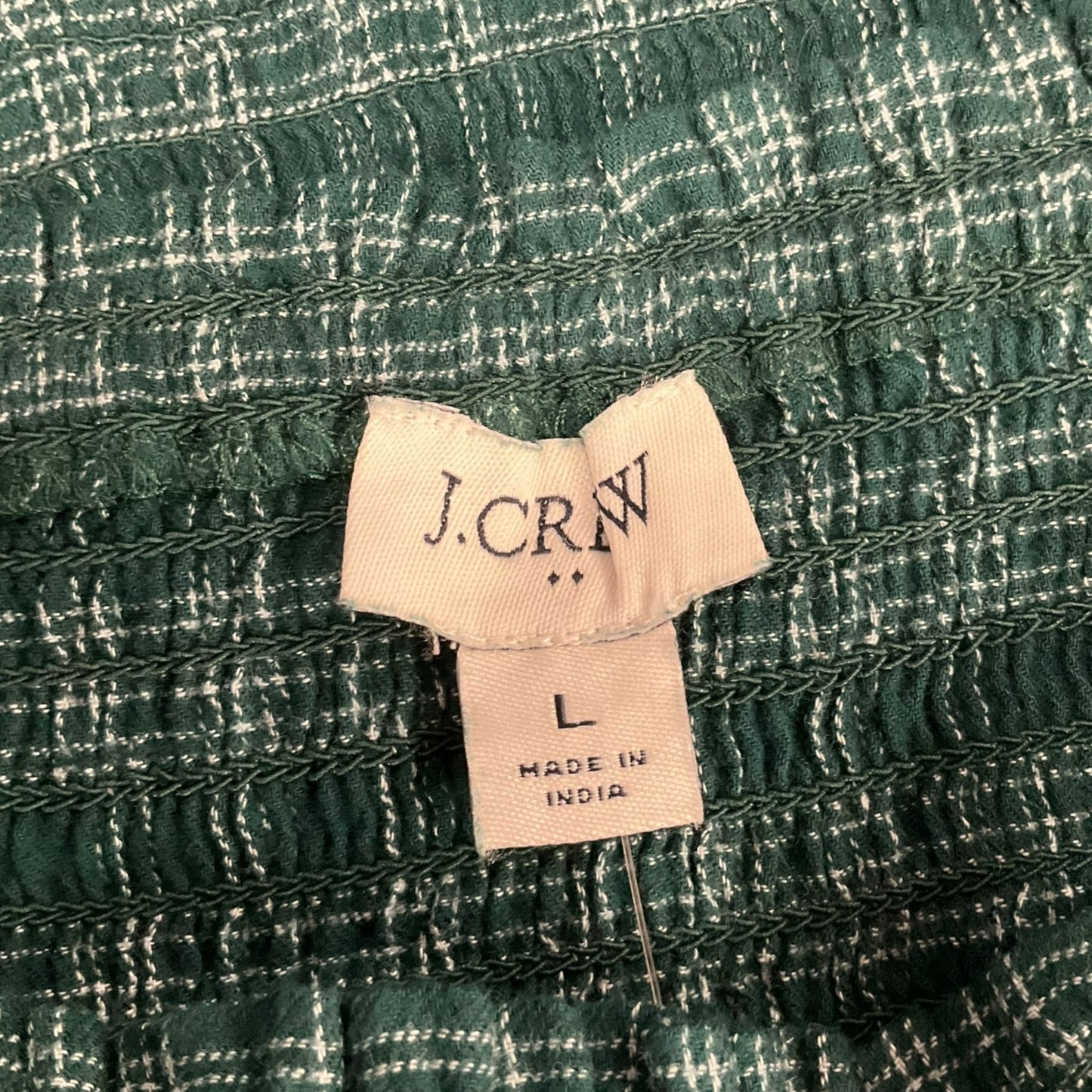 Top Short Sleeve By J. Crew In Green, Size: L