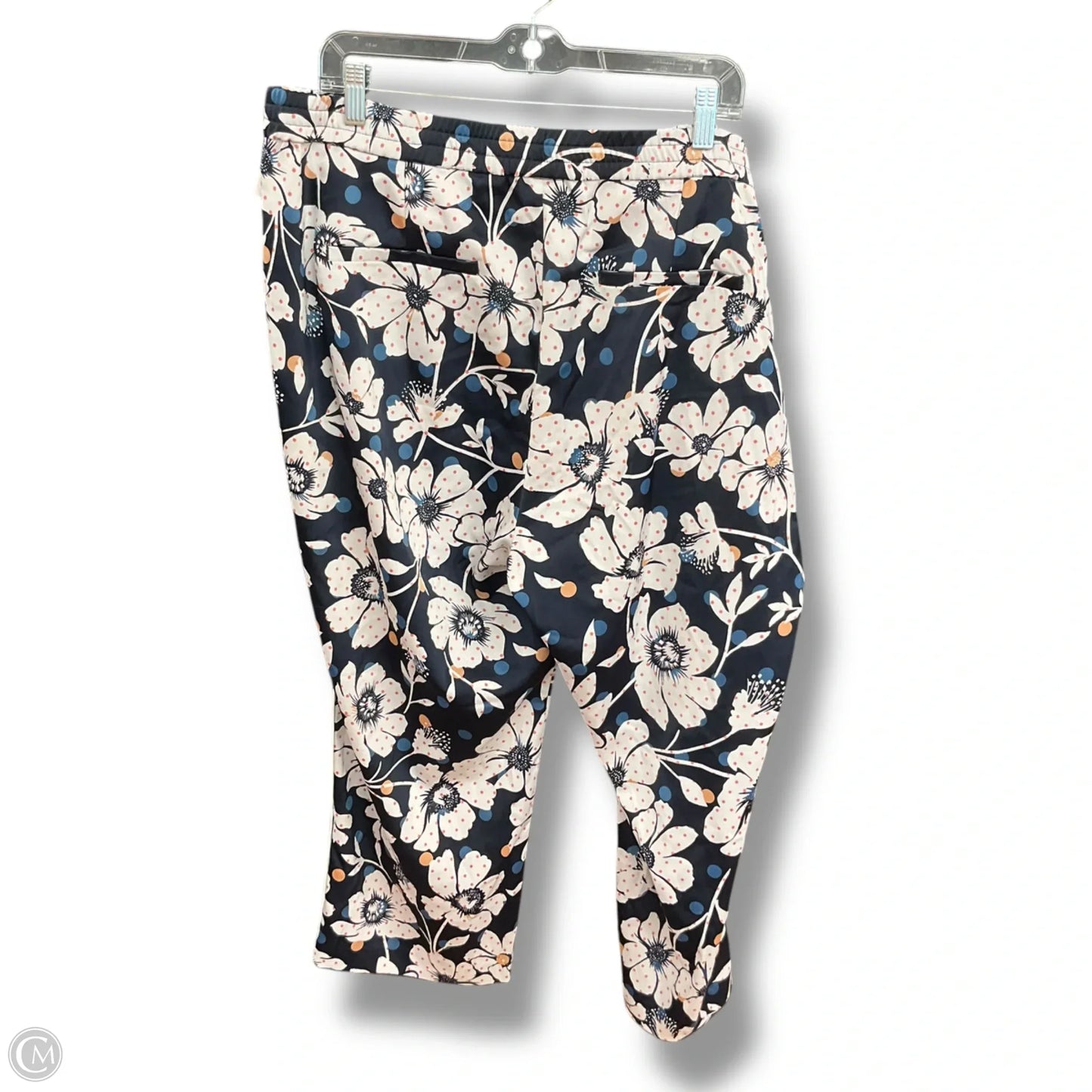 Pants Cropped By Eloquii In Floral Print, Size: 20