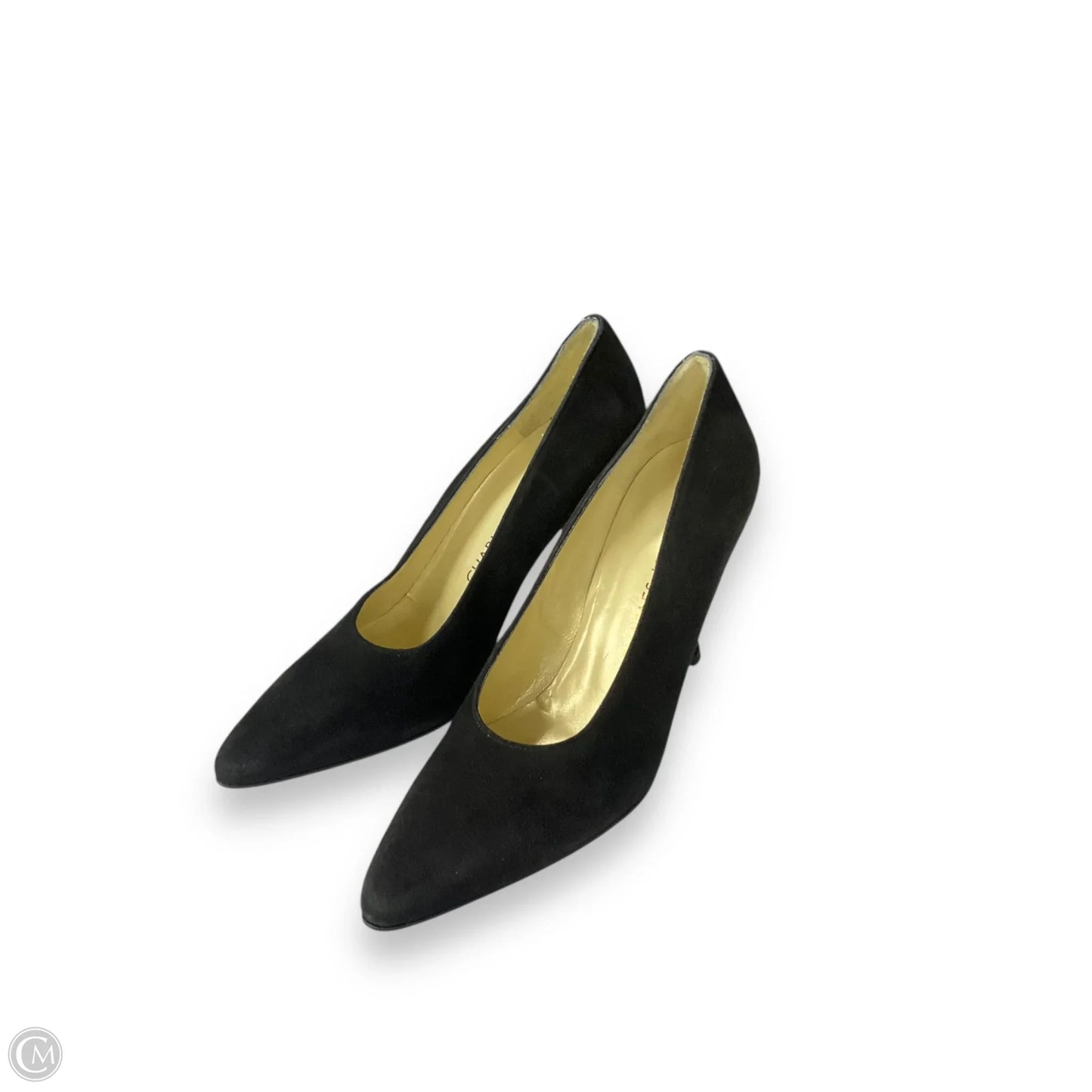 Shoes Heels Kitten By Charles Jourdan In Black, Size: 8