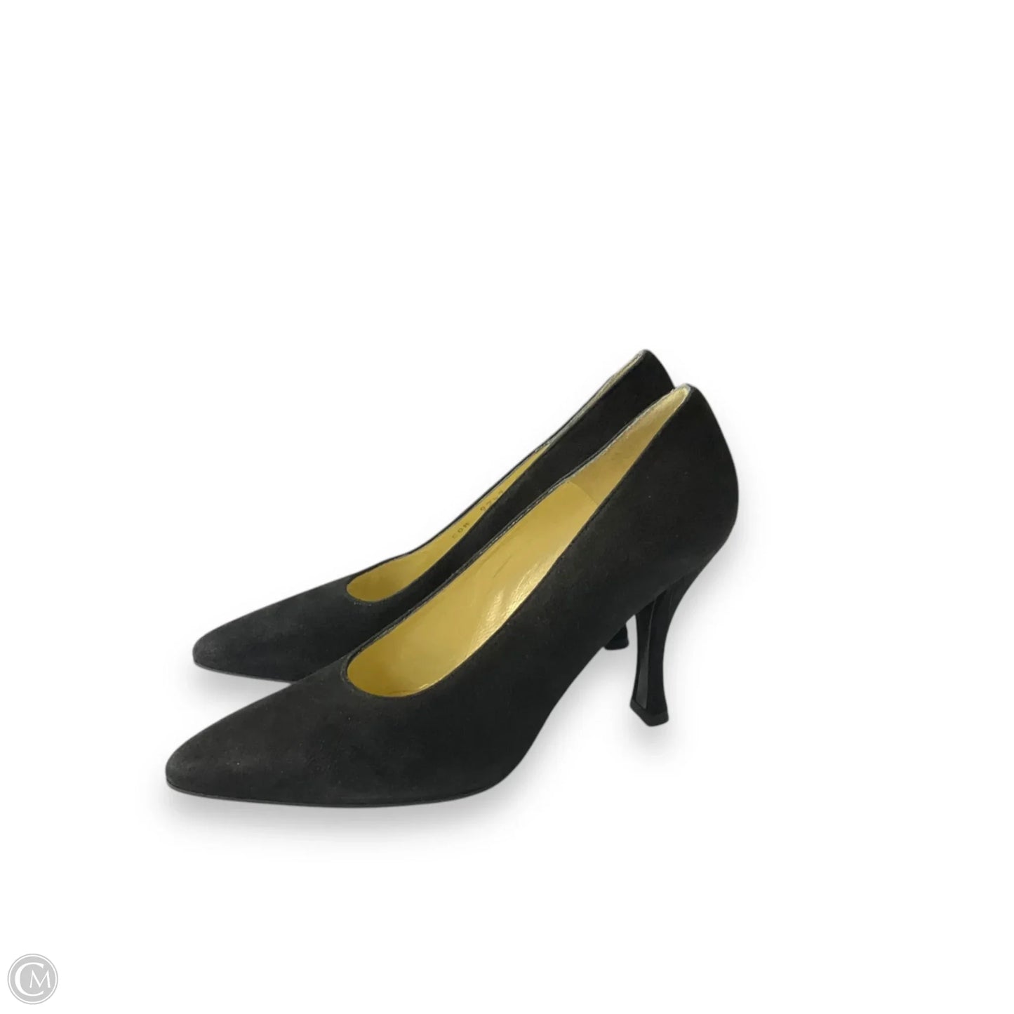 Shoes Heels Kitten By Charles Jourdan In Black, Size: 8