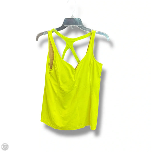Athletic Tank Top By Lululemon In Yellow, Size: L