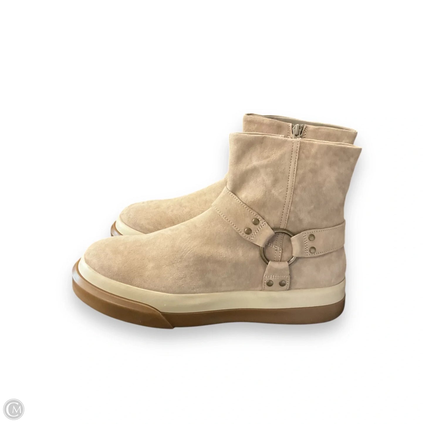 Boots Ankle Flats By Free People In Taupe, Size: 11