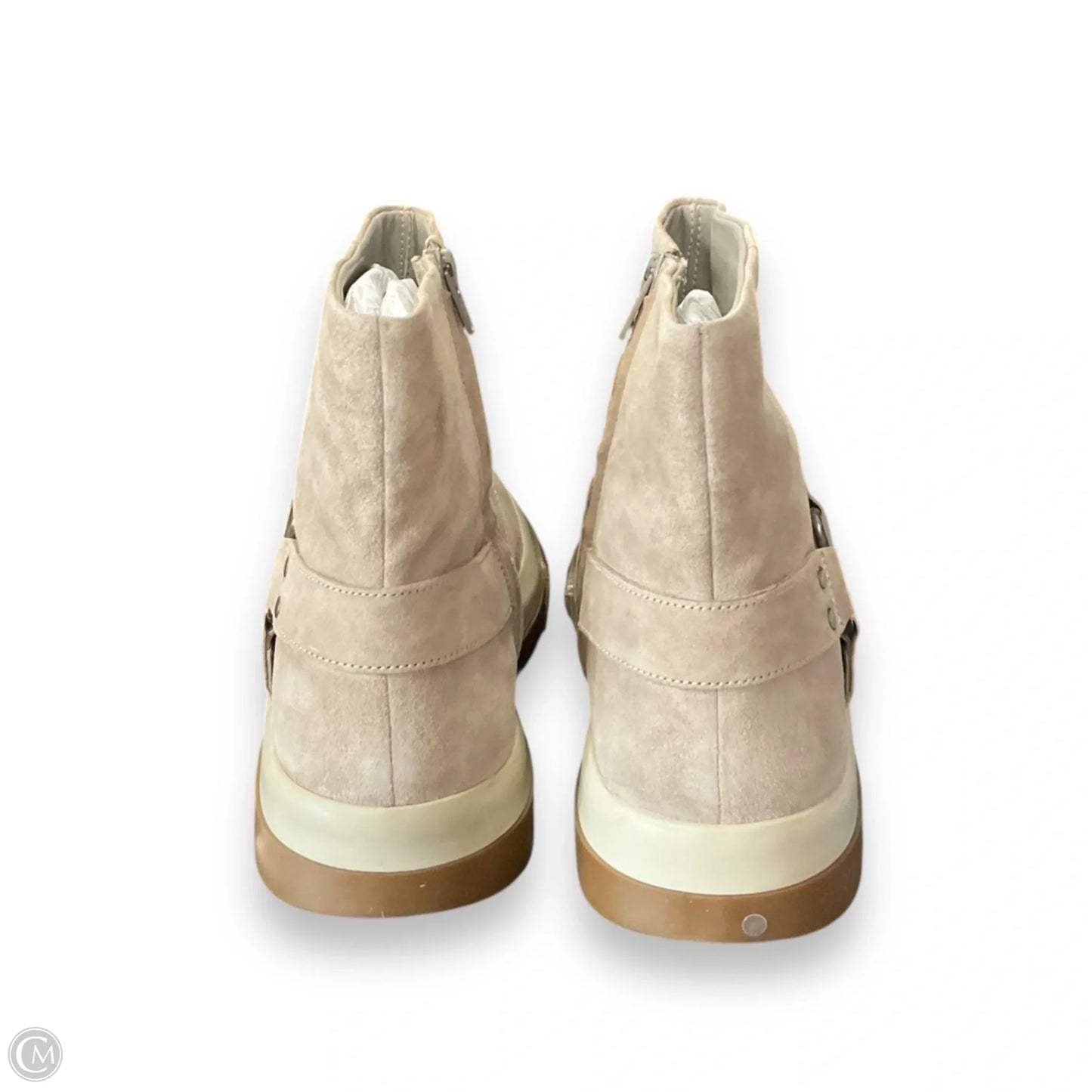 Boots Ankle Flats By Free People In Taupe, Size: 11