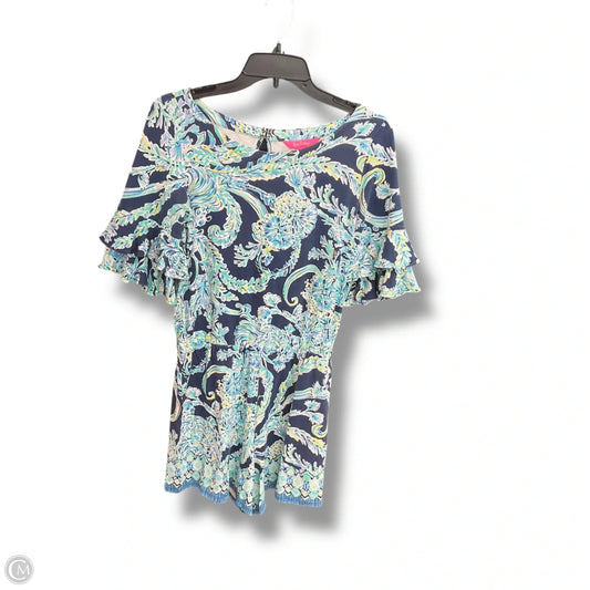 Romper Designer By Lilly Pulitzer In Blue, Size: S