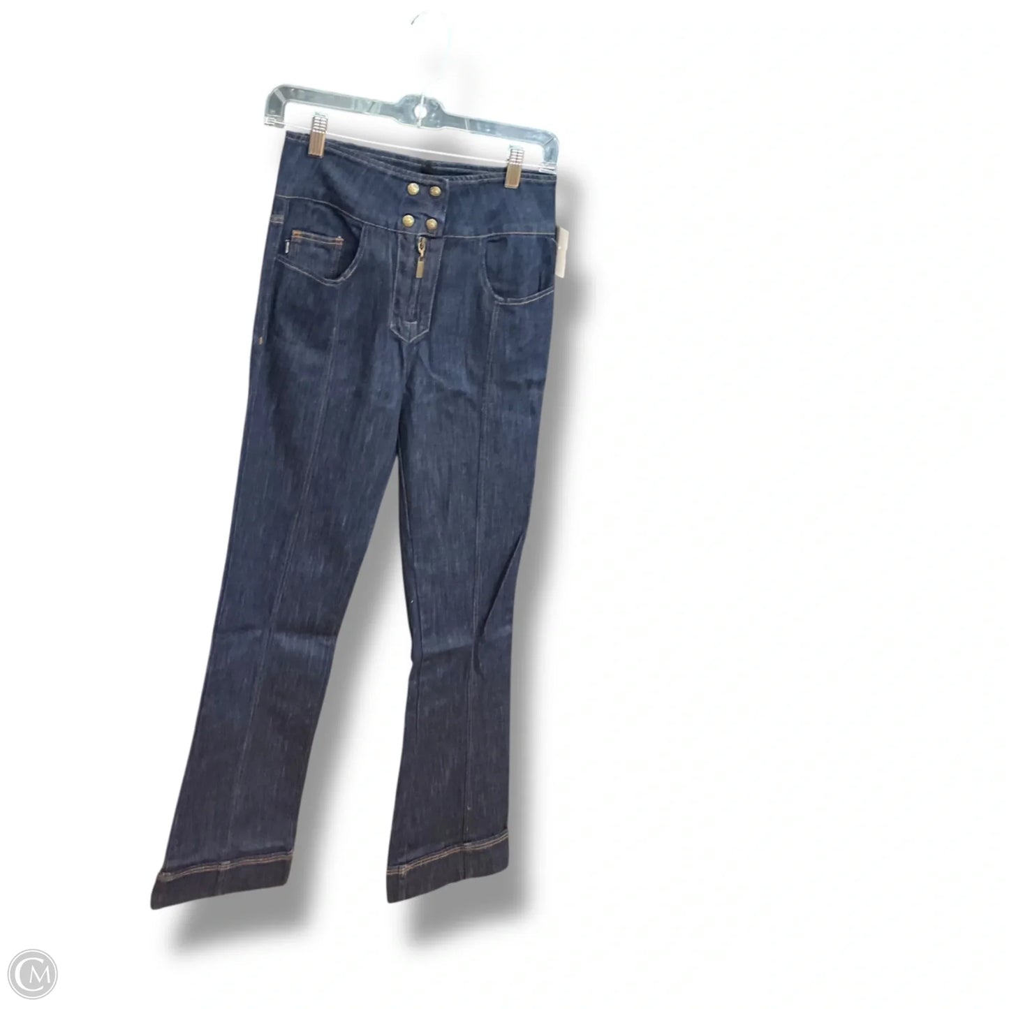 Jeans Designer By Roberto Cavalli In Navy, Size: 2