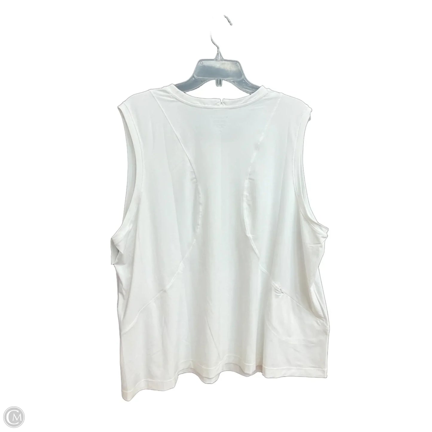 Athletic Tank Top By Athleta In White, Size: 3x