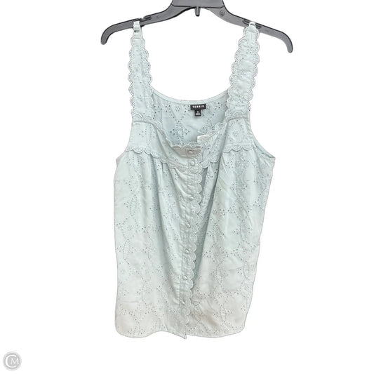 Top Sleeveless By Torrid In Blue, Size: L