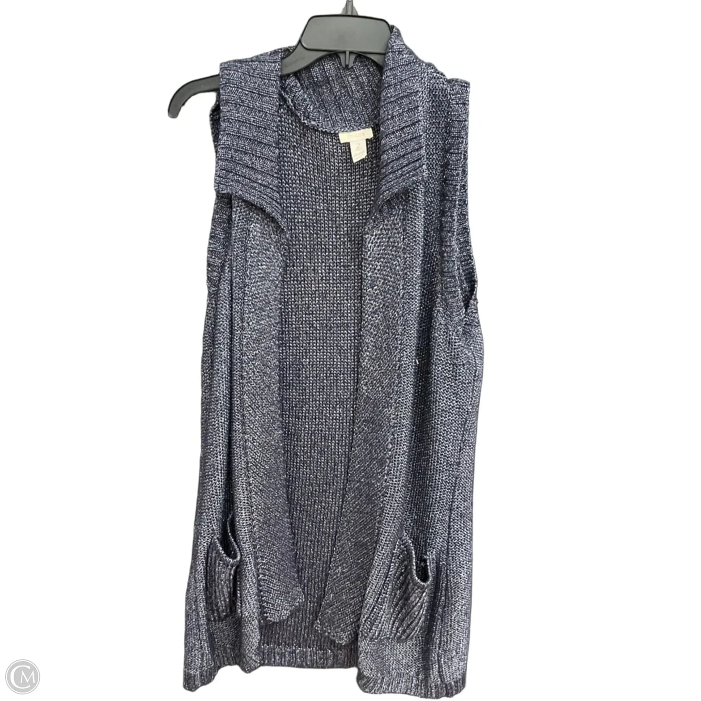Cardigan By Chicos In Blue, Size: L