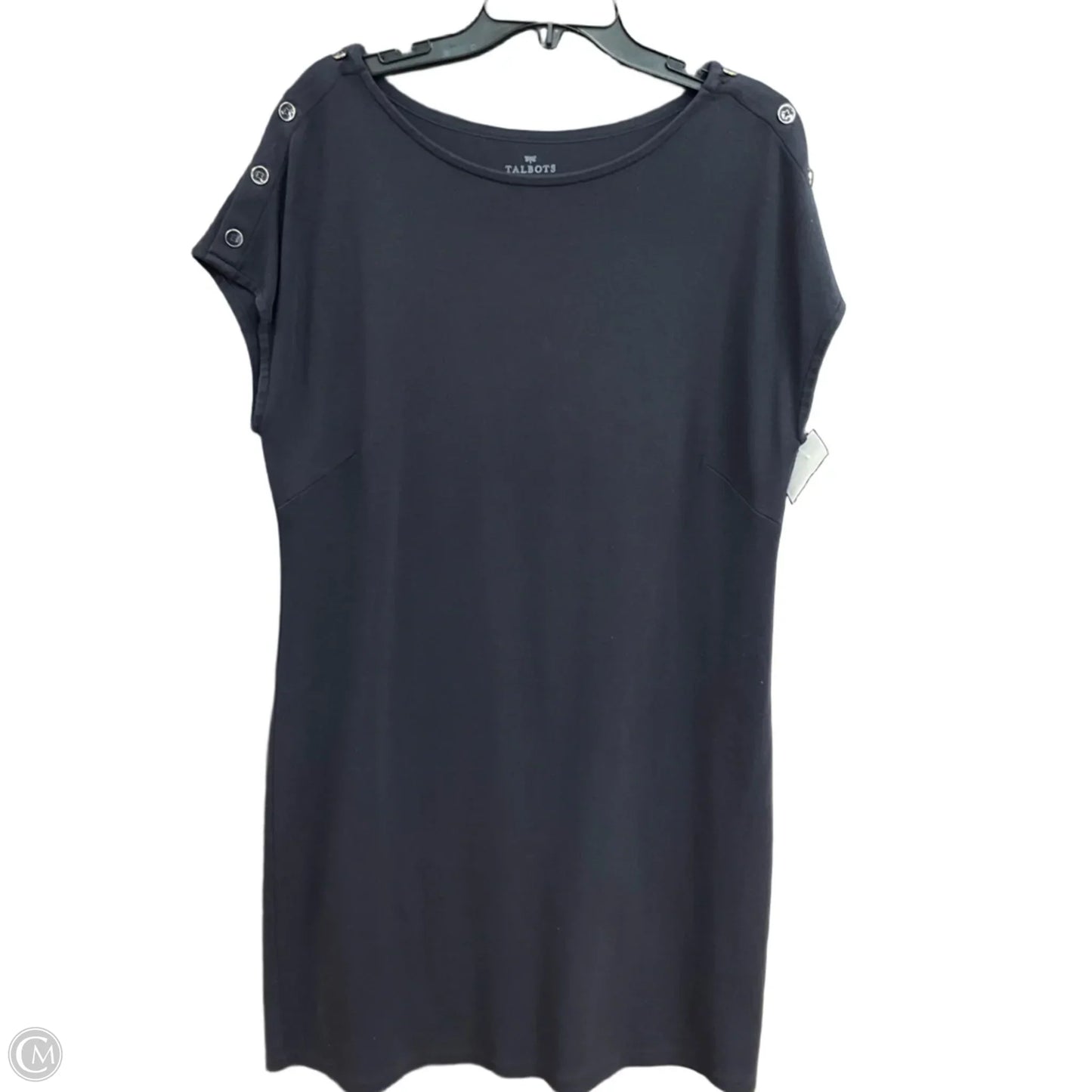 Dress Casual Midi By Talbots In Navy, Size: Xl