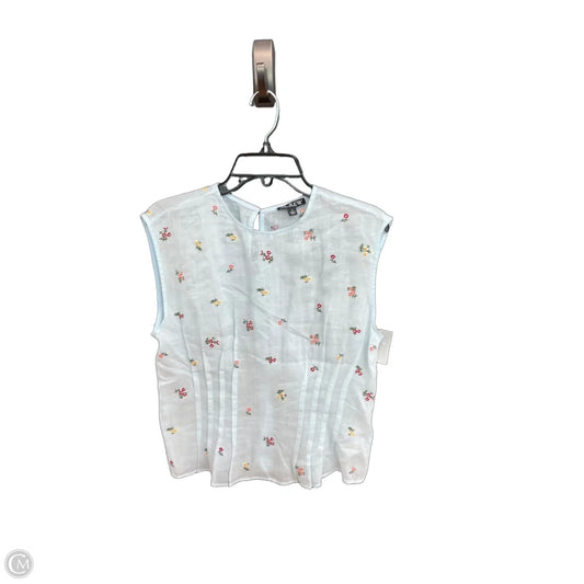 Top Sleeveless By J. Crew In Blue, Size: M